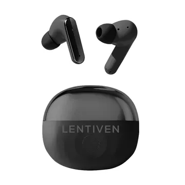 LENTIVEN Earphone Bluetooth TWS Earphone Nirkabel Headset Bluetooth 5.3 In Ear Headset Noise