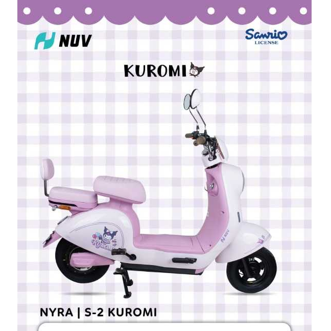 SEPEDA LISTRIK PMB NUV NYRA S2 E BIKE NYRA PMB NUV S2 850 WATT MODEL TERBARU