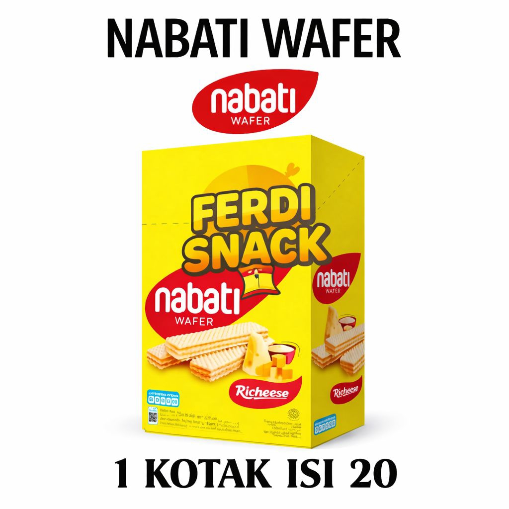 Jual Nabati Wafer 1 Karton Isi 10 Box Richeese Richoco Snack Grosir ...