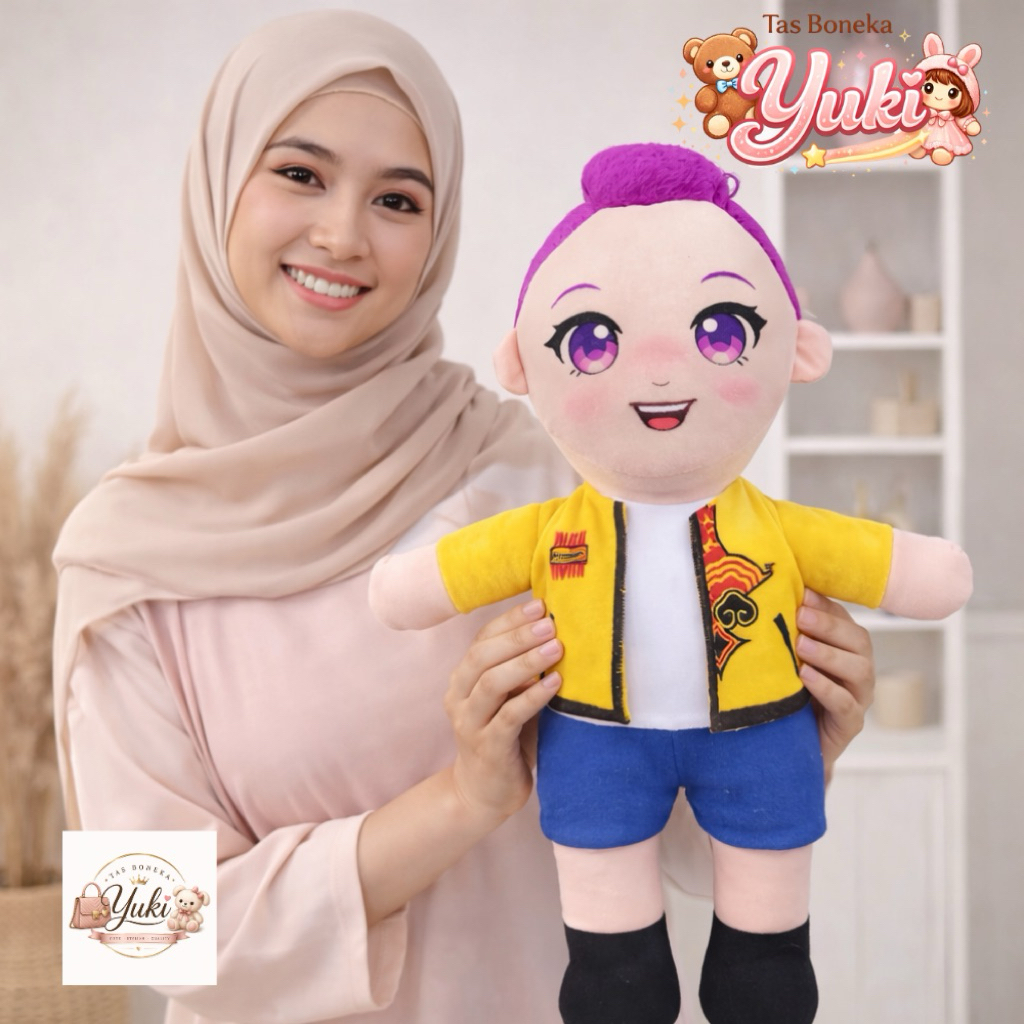 Jual Boneka Rumi 45 CM Golden Huntrix KPOP Demon Hunters Plush Doll ...