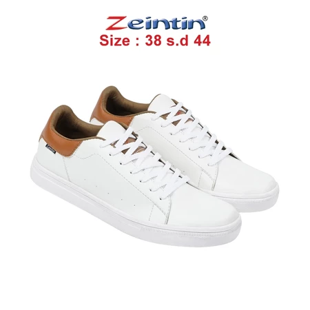 RK009 Zeintin Sepatu Sneakers Casual Pria Putih
