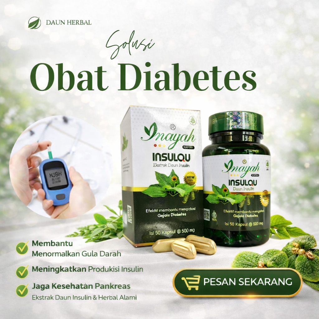 Obat Herbal Diabetes Insulqu Original