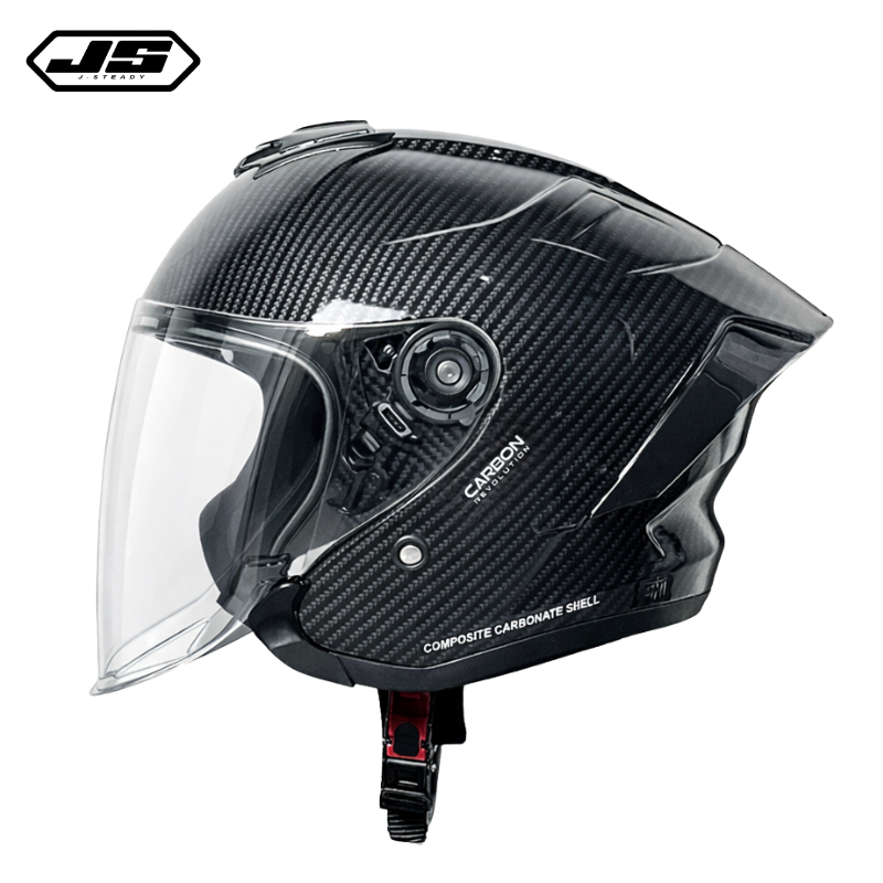 Jual HELM JS ARMOR Half Face Motif Carbon /Helm Carbon/Helm Keren/Helm ...