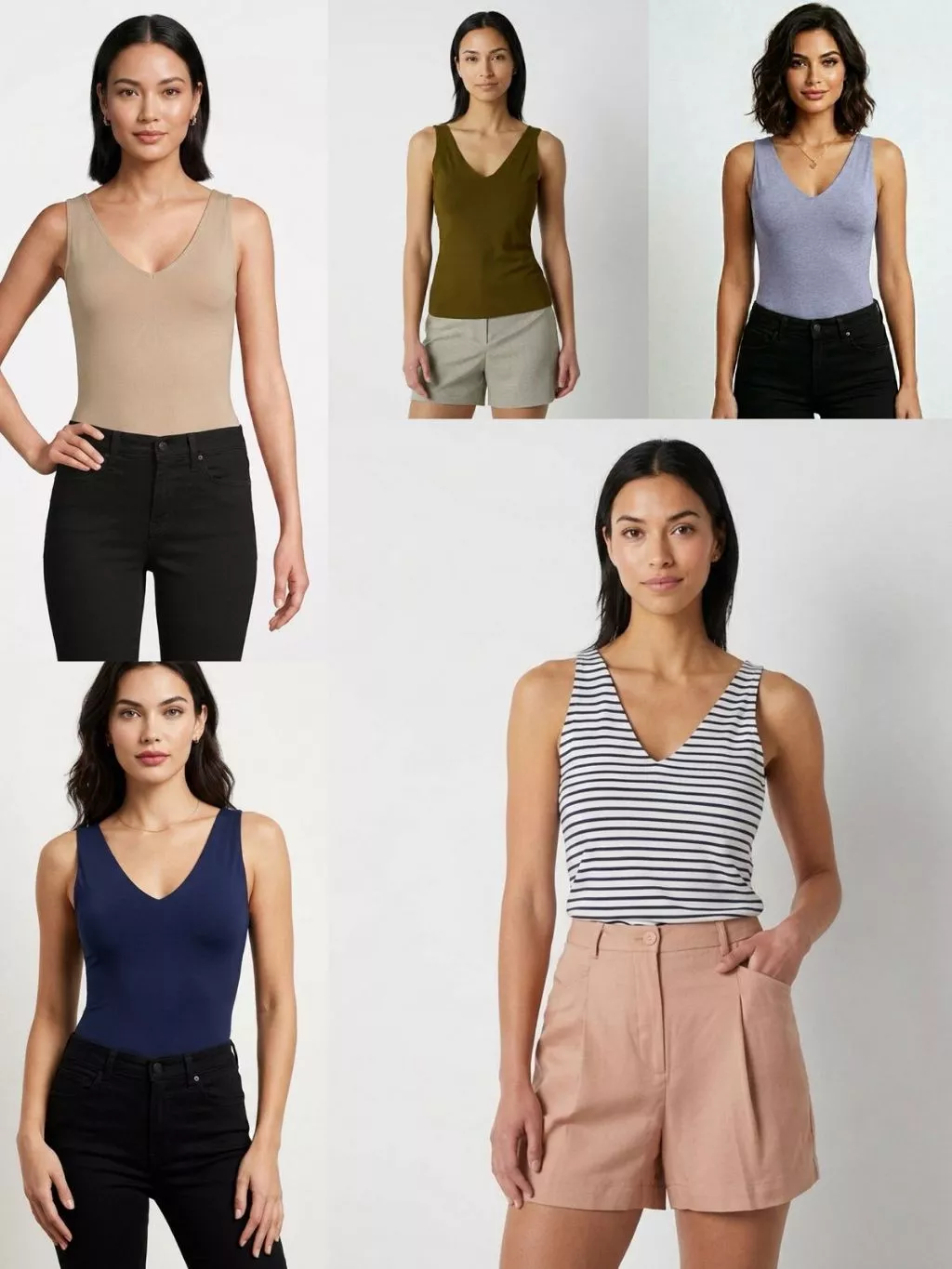 Tanktop WTH Ultra Smoothing V-Neck Tank - 2264