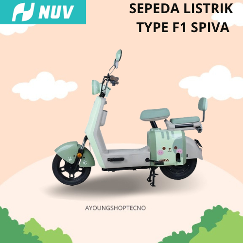SEPEDA LISTRIK NUV F1 SPIVA 850WATT GARANSI RESMI