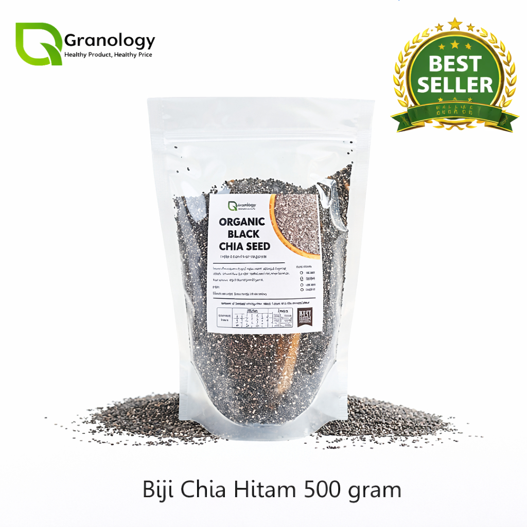 Jual Organic Black Chia Seed / Biji Chia Hitam Organik (500 gram) by ...