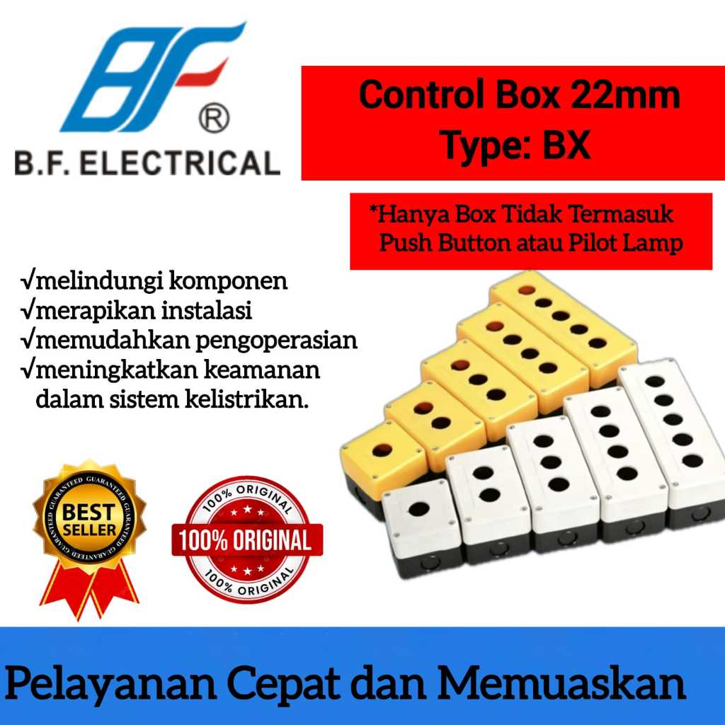 Jual ORIGINAL CONTROL BOX 22mm Tipe BX (Tidak Termasuk Push Button atau ...