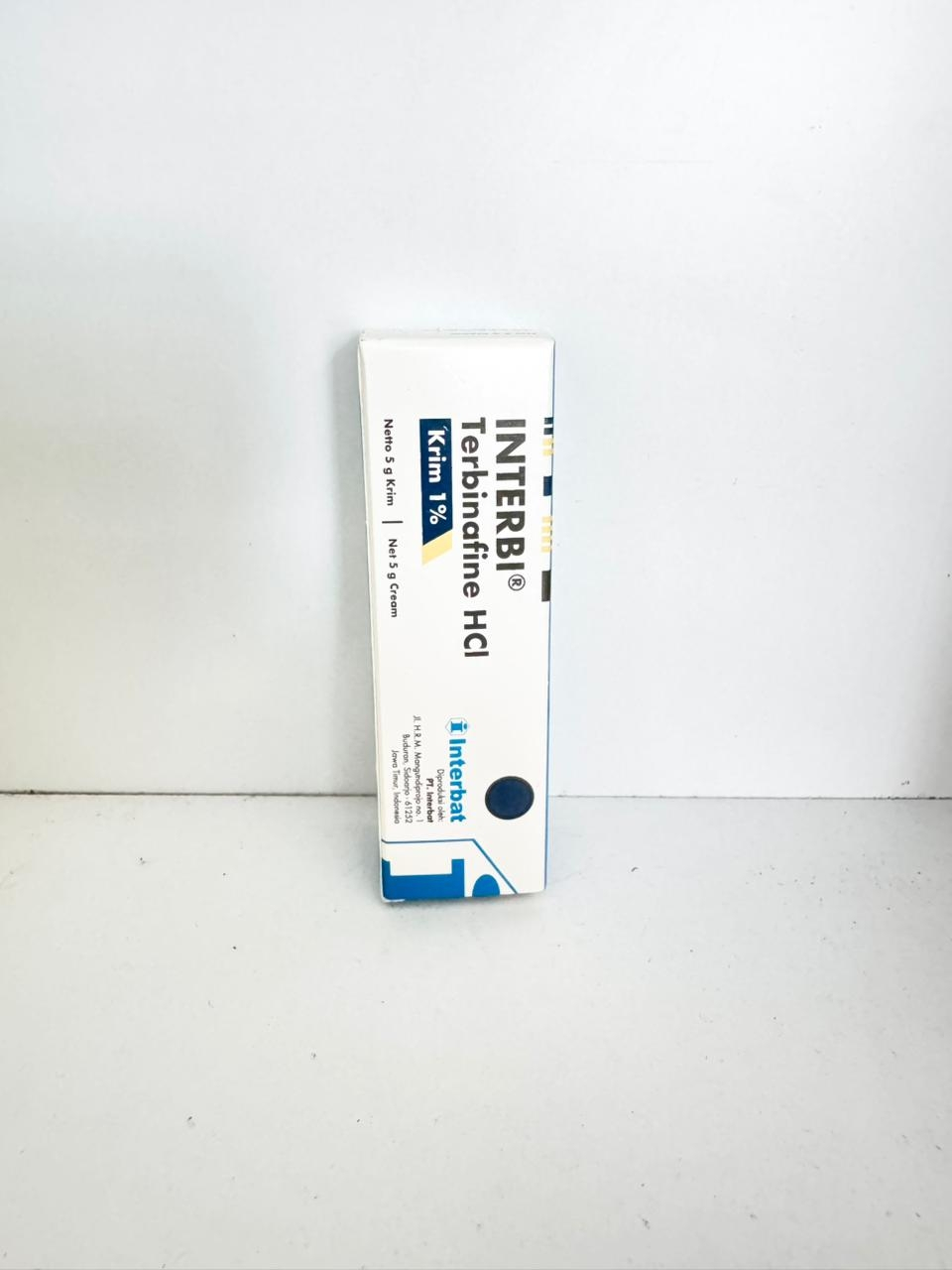 Jual INTERBI CREAM 5 GR UNTUK MENGATASI INFEKSI JAMUR, PANU, KUTU AIR ...