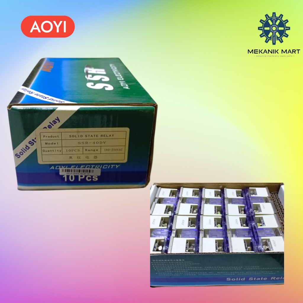 Jual SOLID STATE RELAY SSR-40DV 180-250VAC | Shopee Indonesia