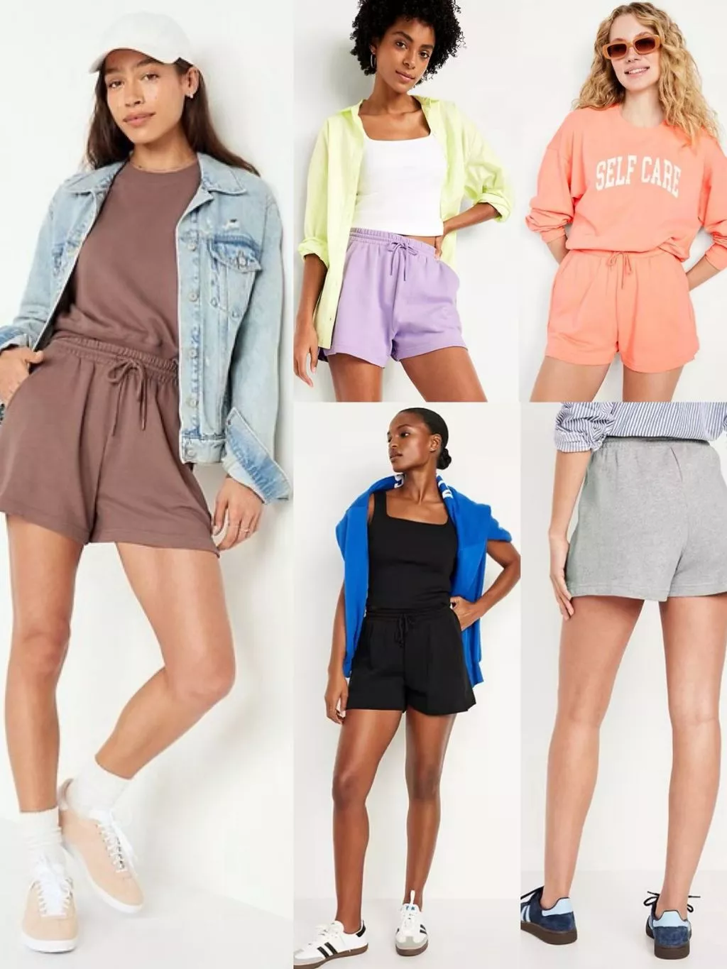 Celana Pendek Wanita OLN Extra High-Waisted Terry Shorts (3-inch inseam) - 2304
