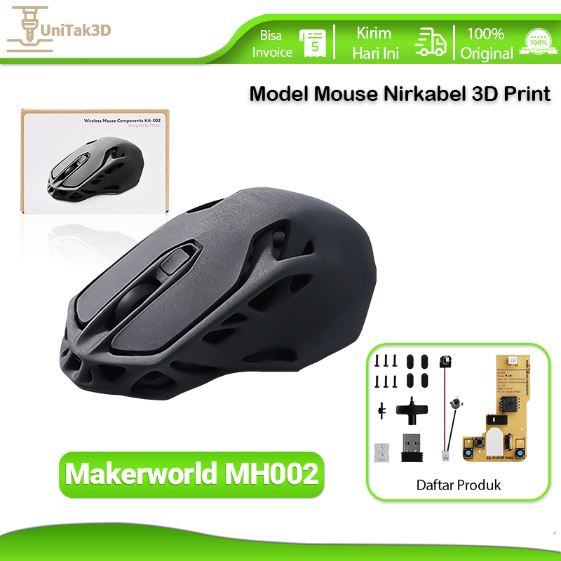 Jual Bambu Lab Wireless Mouse DIY Kit MH002 - Hardware untuk Model 3D ...