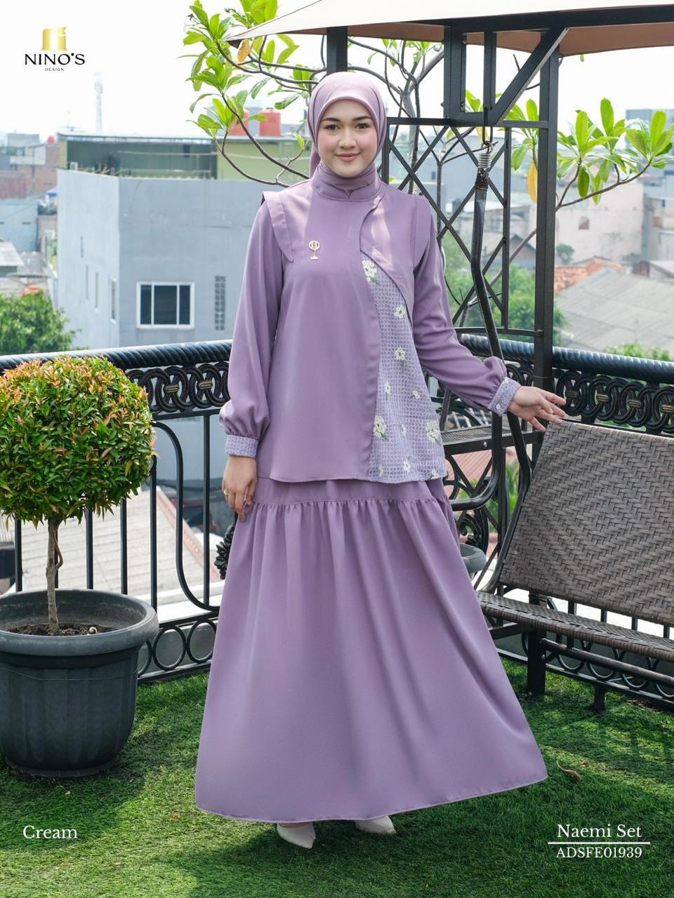 Jual Ninos Design Naemi One Set Rok Muslim Motif mewah dan elegan ...