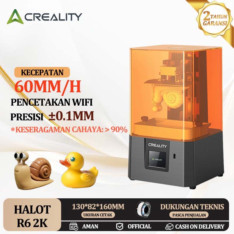Jual Creality HALOT R6 2K Resin Printer 3D 0.01mm LCD Fotokuring Mudah ...