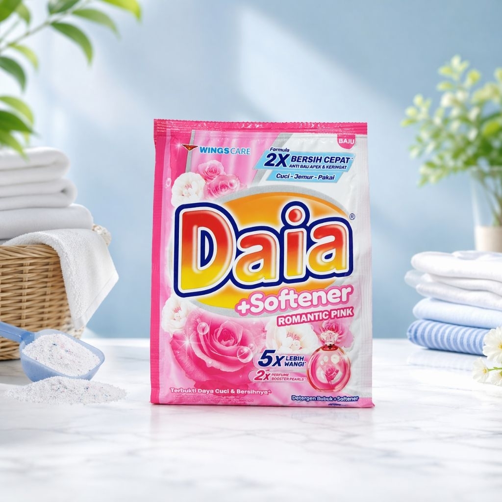 Jual DAIA Deterjen Bubuk 47gr (1 Renceng isi 6 sachet) | Shopee Indonesia