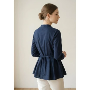 Kemeja Blouse Lengan Panjang