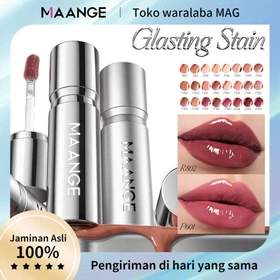 MAANGE Satin Lip Tint Transferproof Lip Glossy Natural Finish Tahan Lama Melembapkan 24 Warna