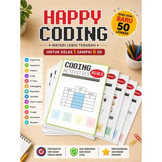 Jual Worksheet Coding Anak A5 Isi 50 Lembar Full Warna – Lembar Kerja ...