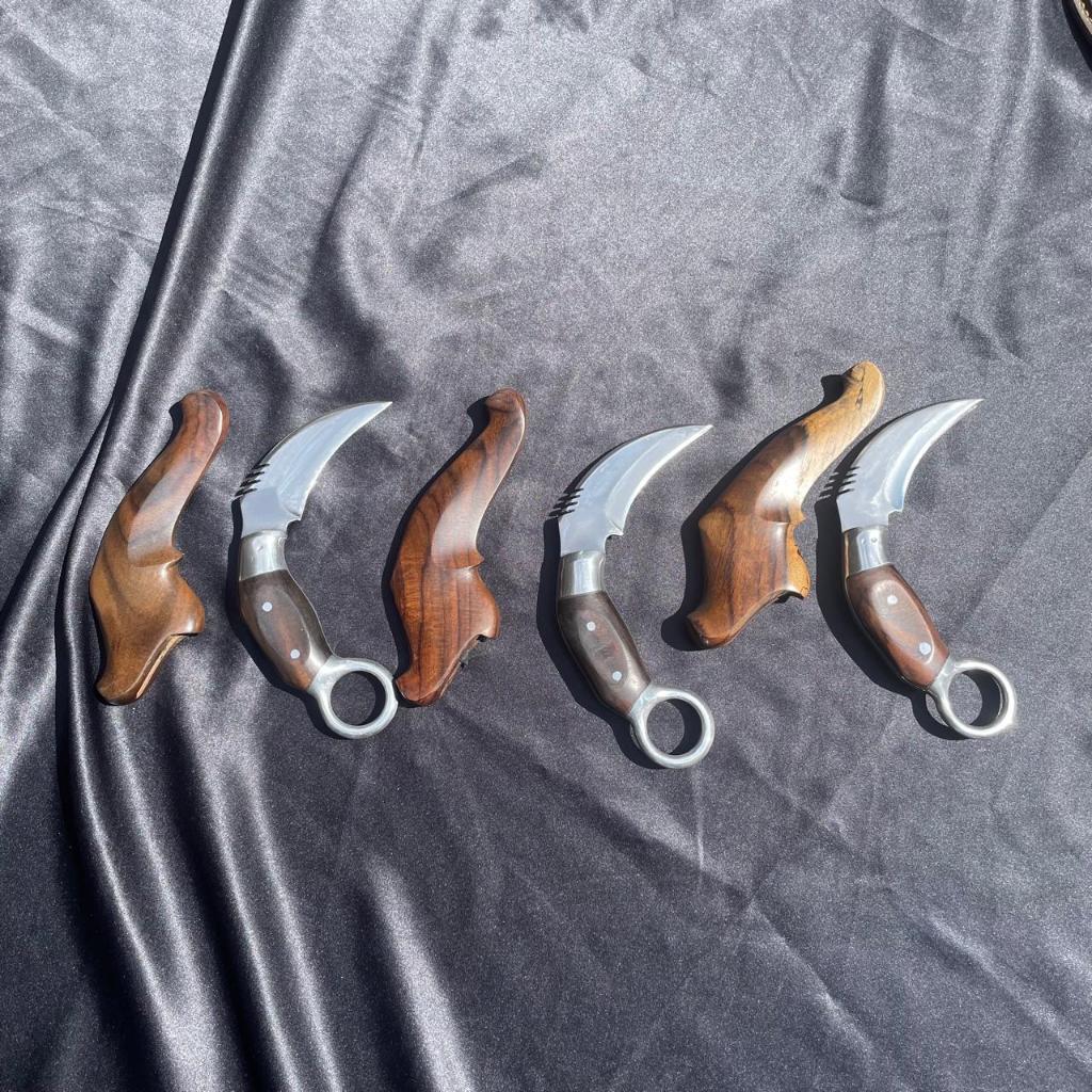Jual Pisau Karambit Kerambit Kuku Cakar Harimau Curved Southeast Asian ...