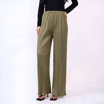 Mora Nara Pleats Pants Cullote Wanita Premium Kulot Plisket Wanita Highwaist Cullote Loose