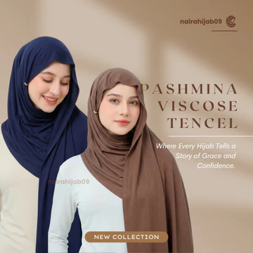 View product: PASHMINA VISCOSE TENCEL Pashmina Muslim Kerudung Hijab Shawl Bahan Rayon Viscose