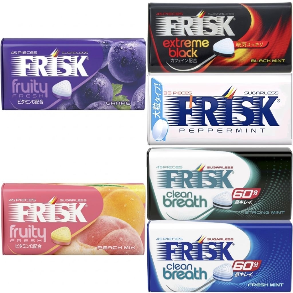 Jual Frisk Mint Candy Sugarless Clean Breath 60/ Fruity Fresh Sugarless ...