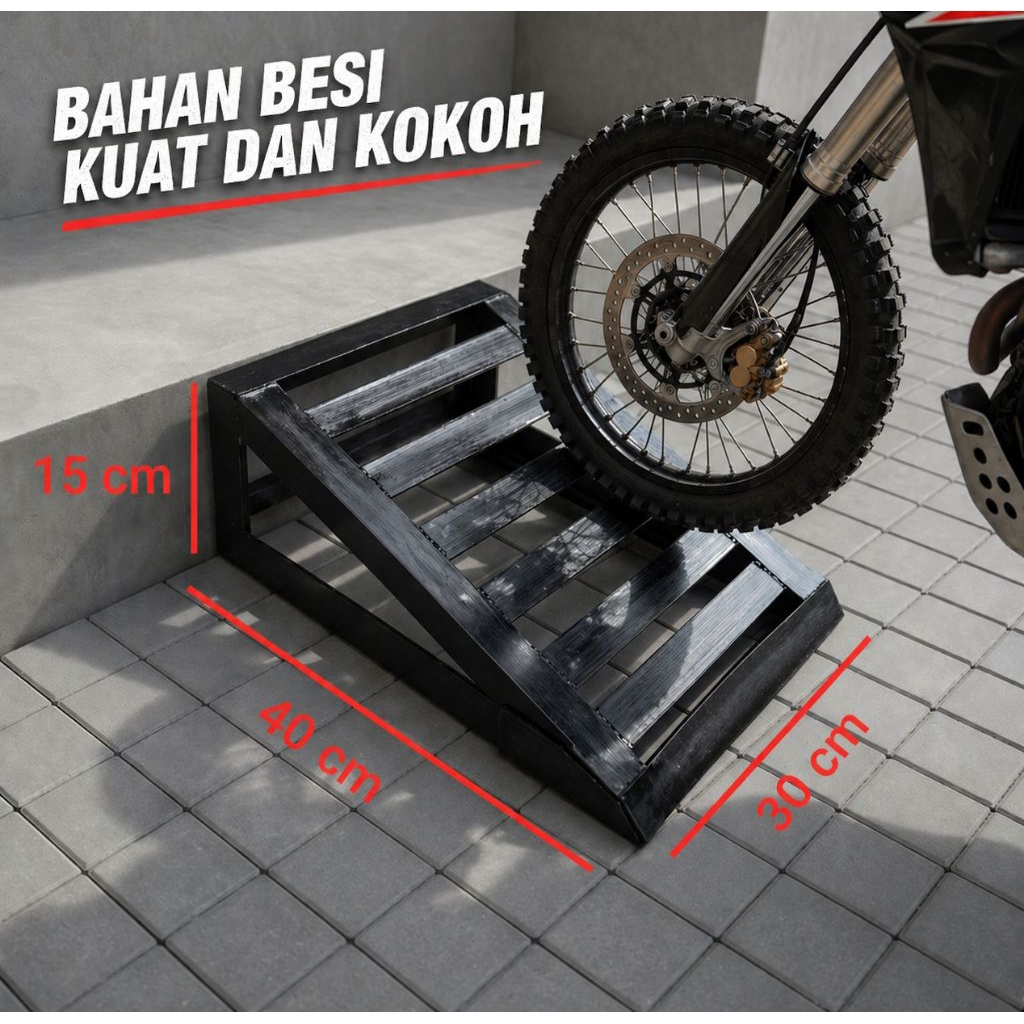 Jual Tanjakan Ramp Ban Motor Mobil Besi - Tanjakan Ban Portable Mobil ...