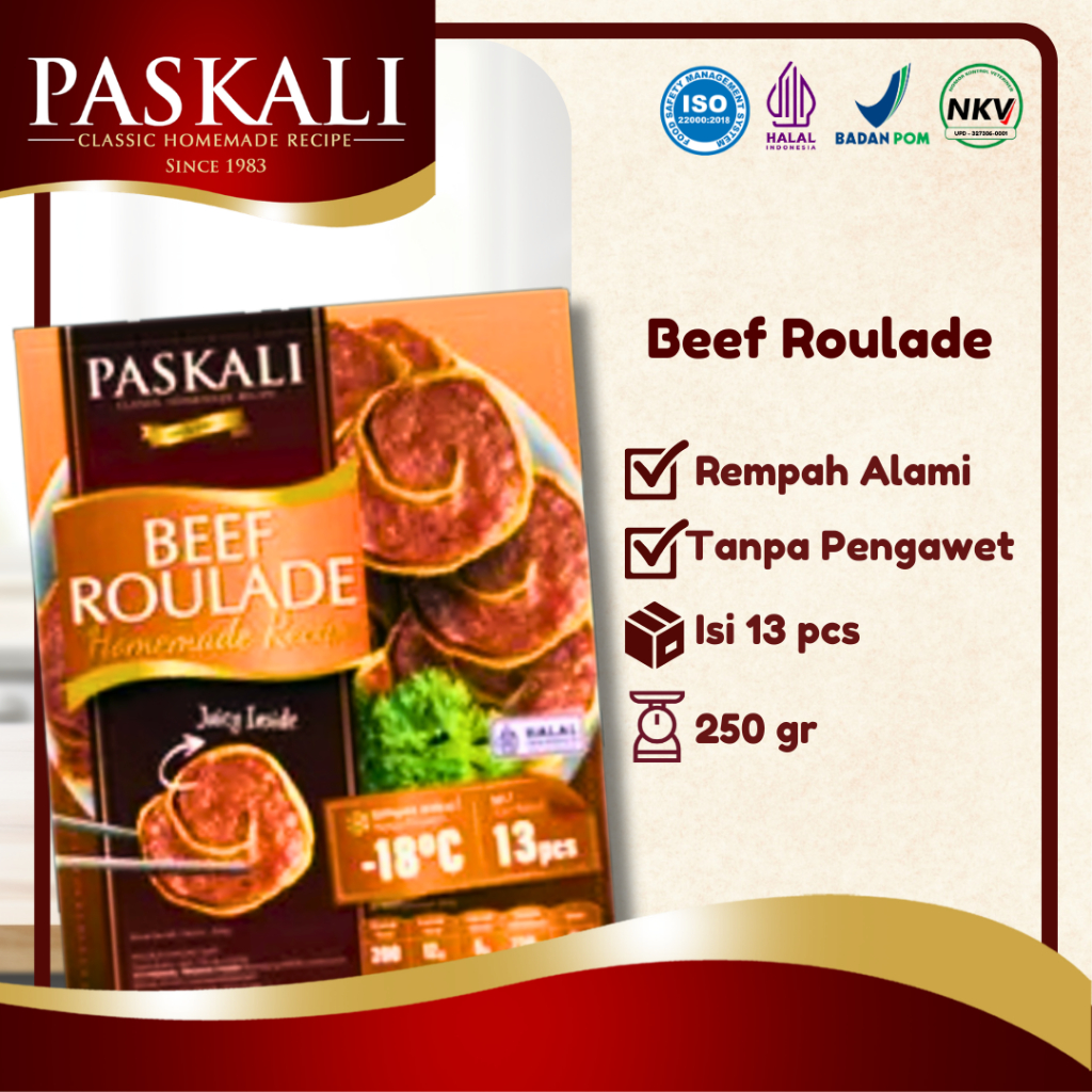 Jual Paskali Beef Roulade/Rolade 250 Gram | Shopee Indonesia
