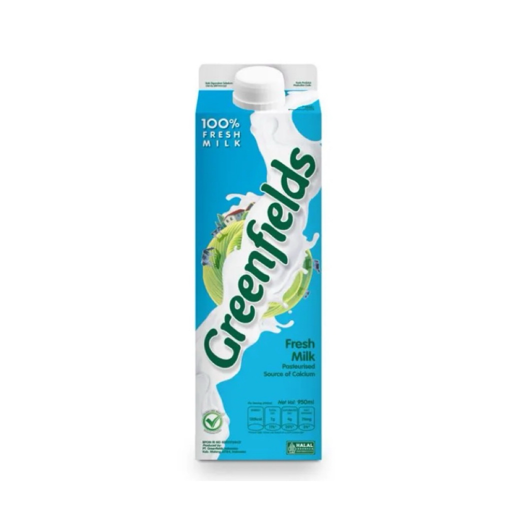 Jual Greenfields Fresh Milk Full Cream 950ml | Shopee Indonesia