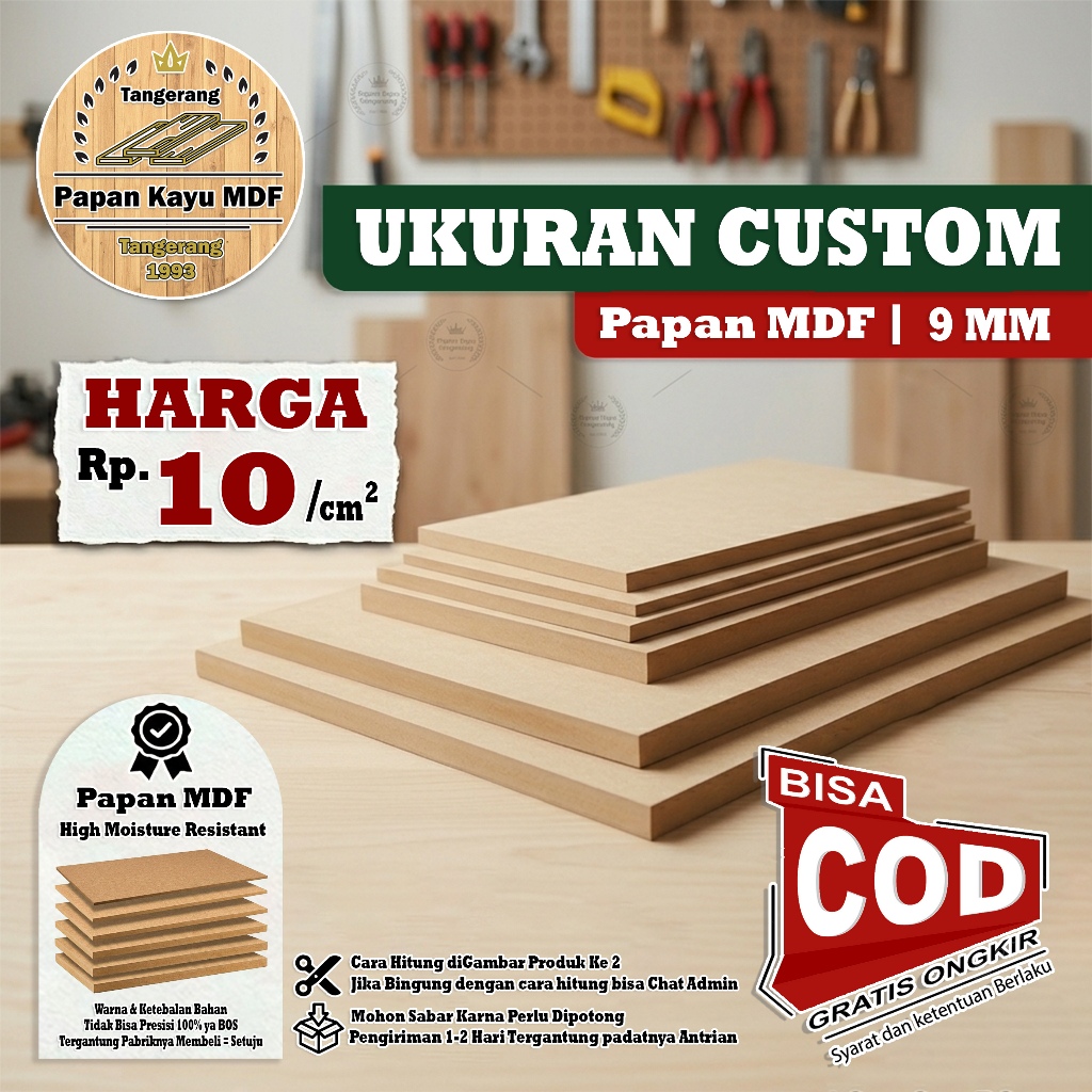 Produk Papan Kayu MDF | Shopee Indonesia