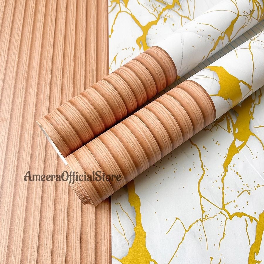 Wallpaper Dinding Panel Elegan Modern 8m s/d 9m x 45cm