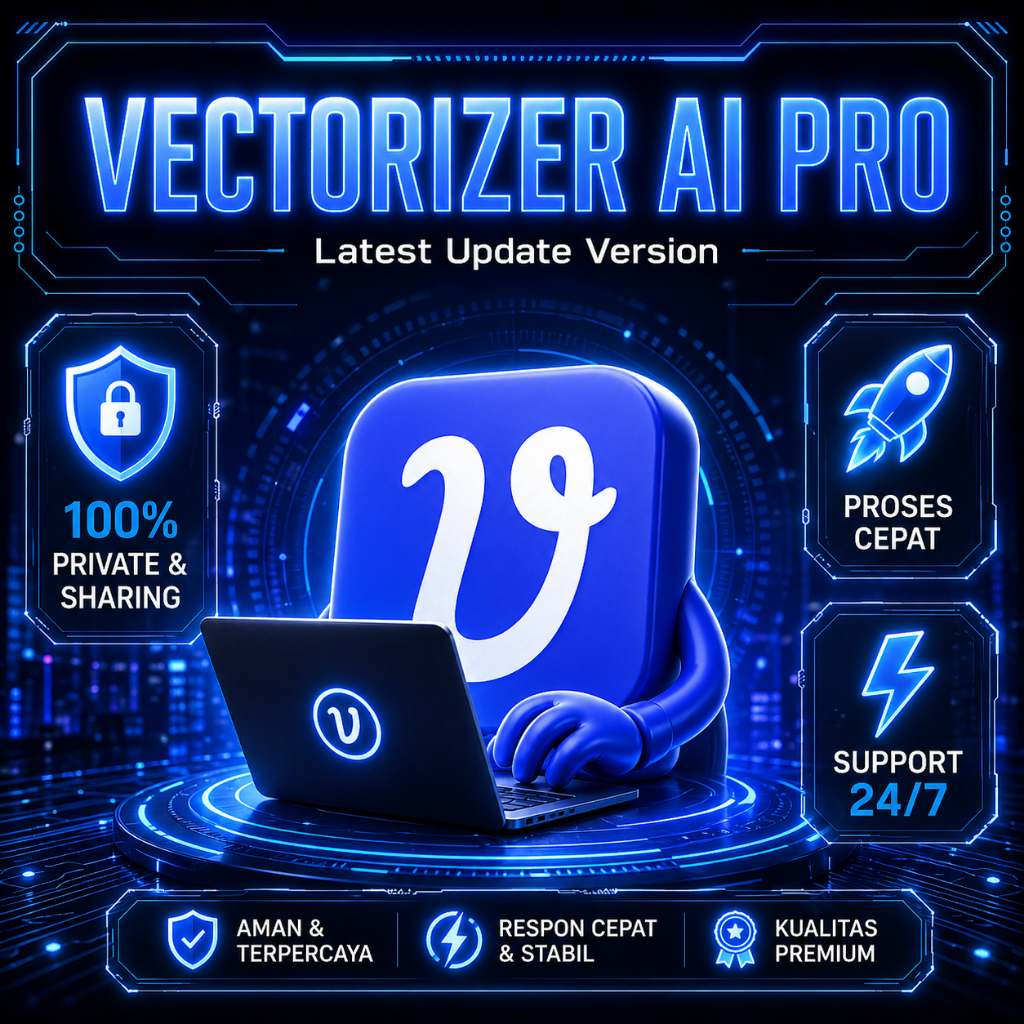[24/7] Vectorizer AI Unlimited 1 Bulan | Full Garansi | Support Full 24 Jam