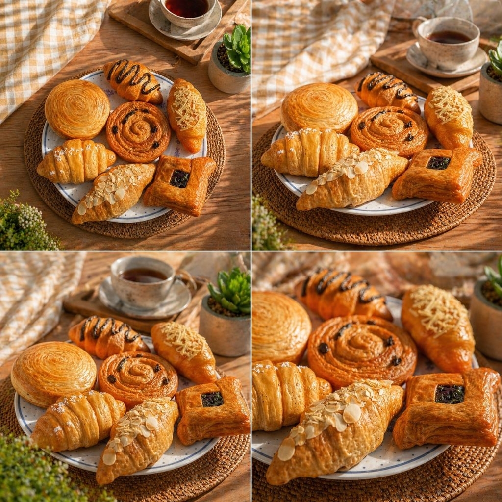 Jual replika makanan roti Puff Pastry dan Danish Pastry Cromboloni ...