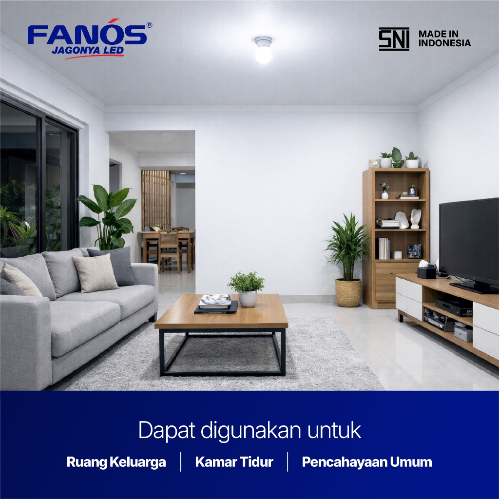 Jual FANOS Platinum Lampu Led Light Bulb 7 Watt - Cool DayLight ...