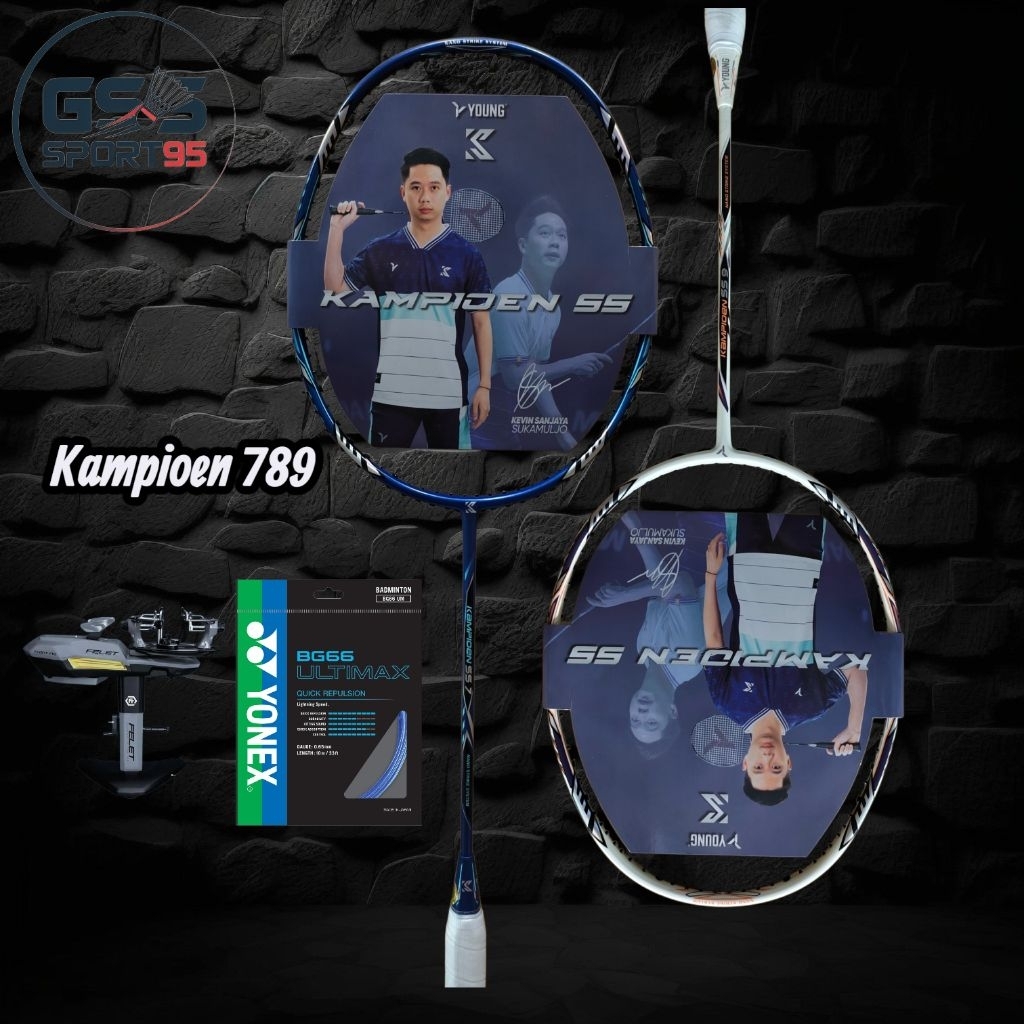 Jual RAKET BADMINTON YOUNG KAMPIOEN SS 7 8 9 | Shopee Indonesia