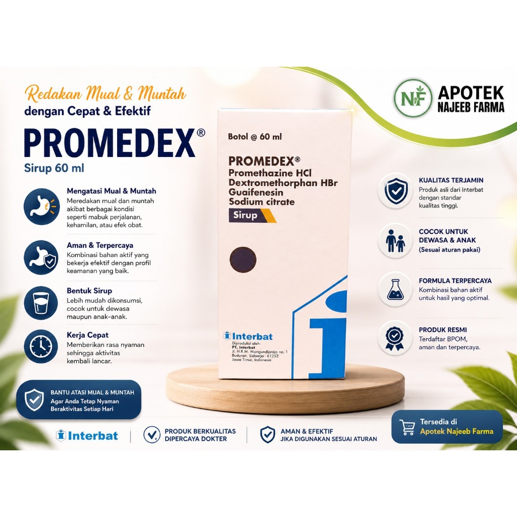Jual PROMEDEX SIRUP 60 ML 1 BOTOL | Shopee Indonesia