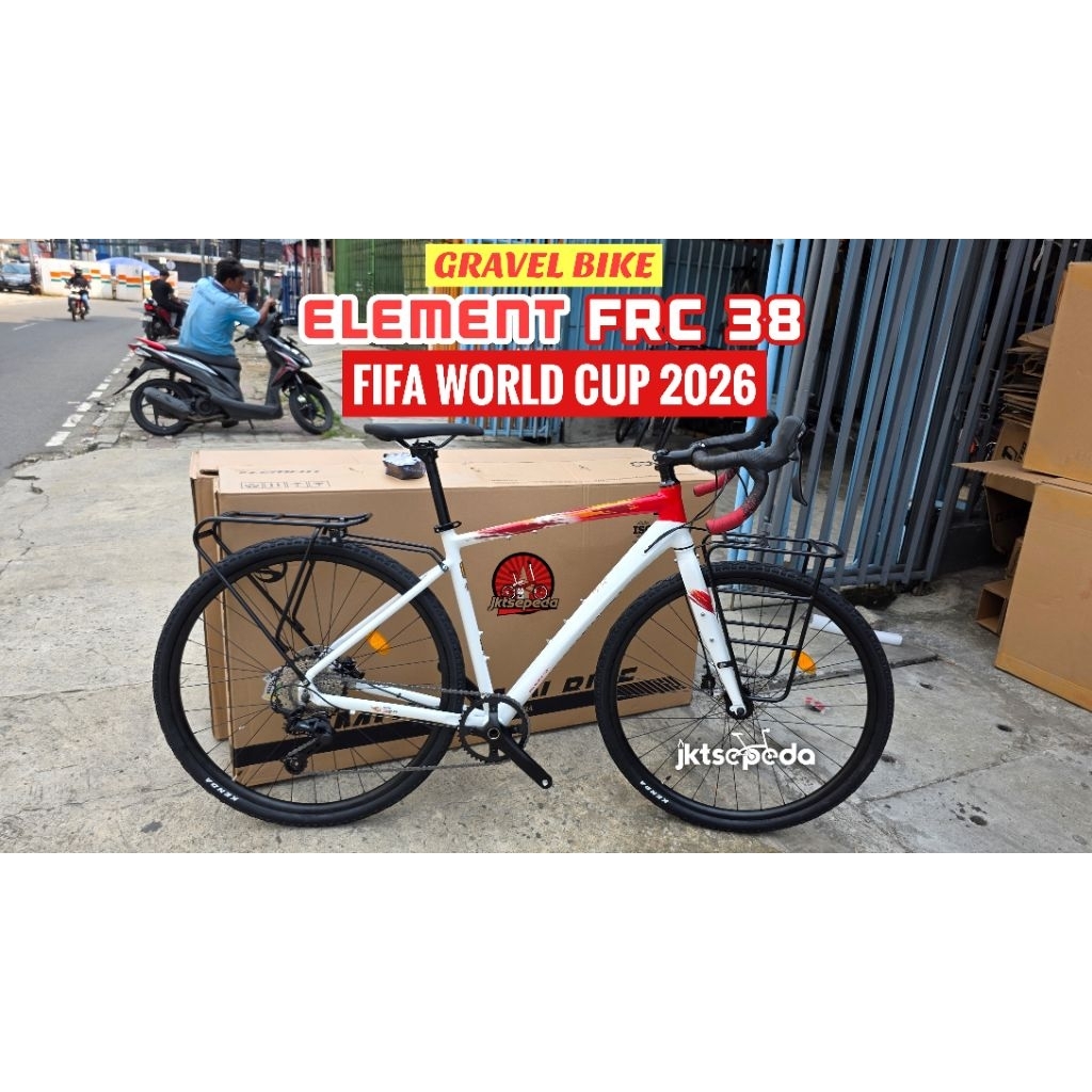 Jual Sepeda GRAVEL BIKE ELEMENT FRC 38 EDISI FIFA WORLD CUP 2026 ...