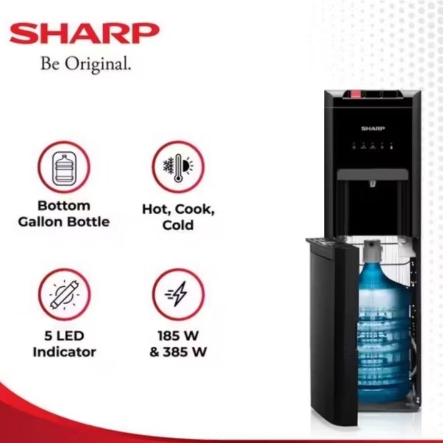 Jual SHARP SWD-66EHL-BS - WATER DISPENSER | Shopee Indonesia
