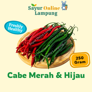 Cabe Campur - ( Merah & Hijau ) - 250 gram