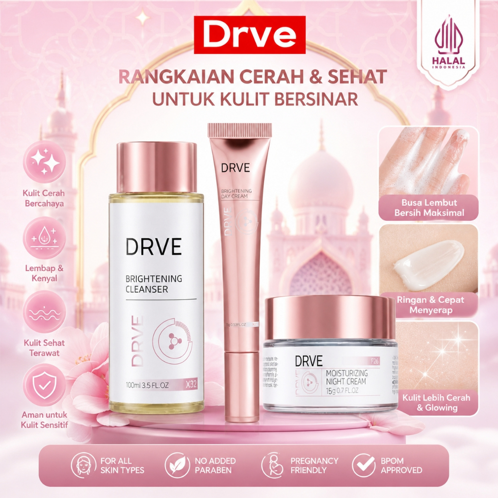 Drve Paket Bundling 6in1 Niacinamide Anti Aging foto 1