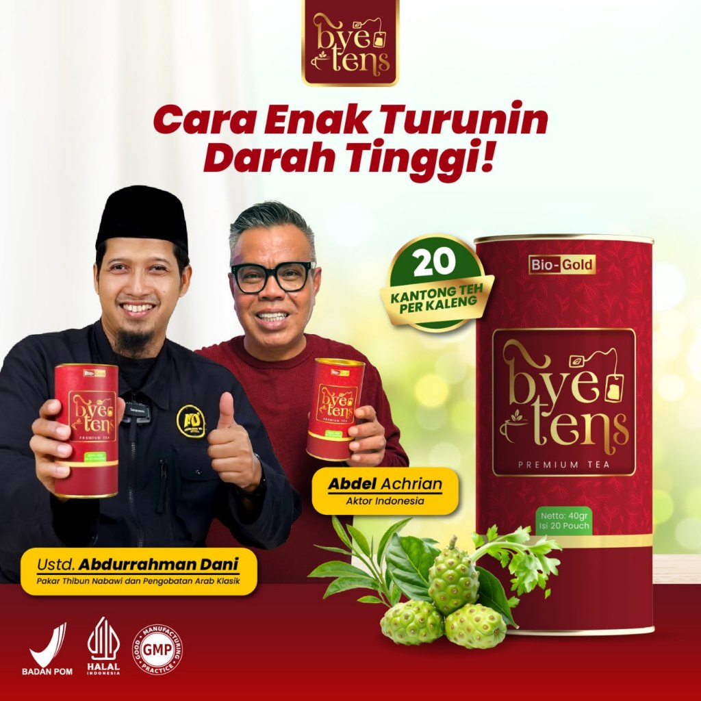 Bye Tens - Premium Tea Untuk Tekanan Darah Tinggi Obat Hipertensi Jantung Pusing Stroke BPOM
