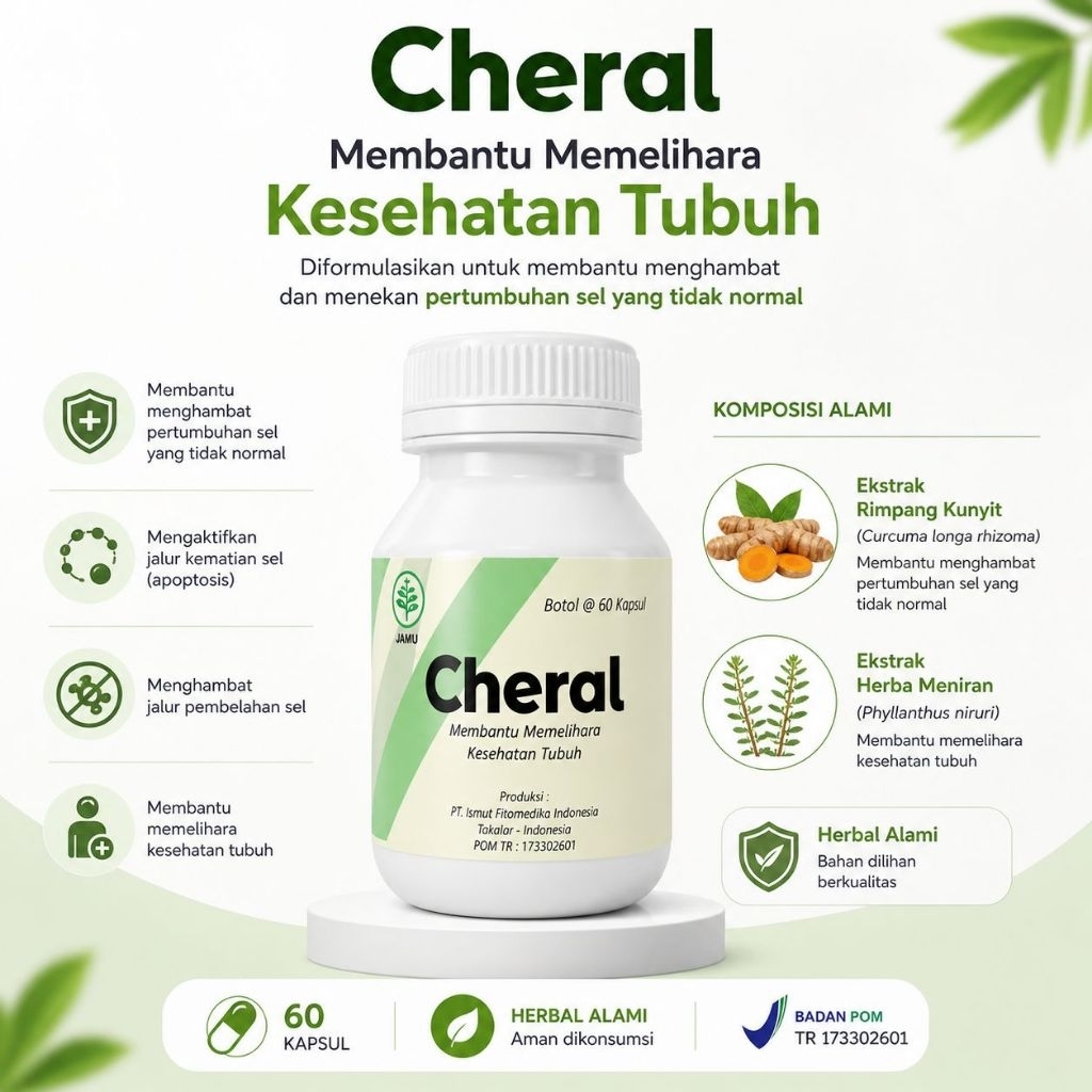 CHERAL - Membantu Mengatasi Kanker, Kista, Mioma