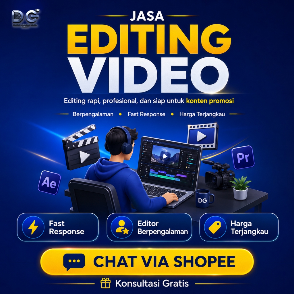 Jual Jasa Editing Video Profesional Cepat & Rapi | Video Promosi, Reels ...