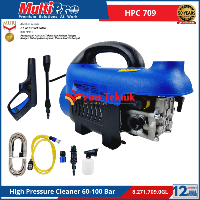 Jual MULTIPRO HPC709 High Pressure Cleaner Jet Cleaner Mesin Cuci Motor ...