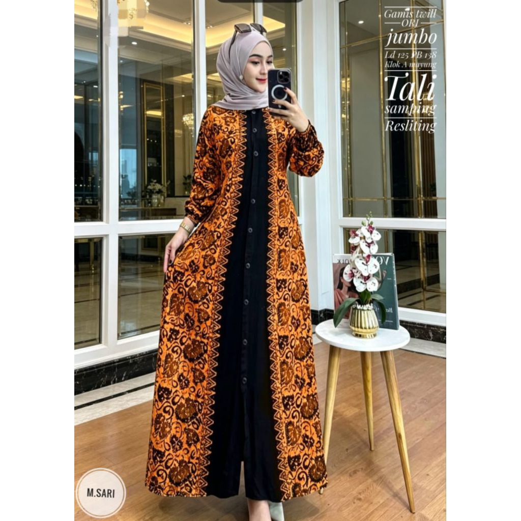 Gamis Twill Jumbo Gamis Twill Ori Gamis 3