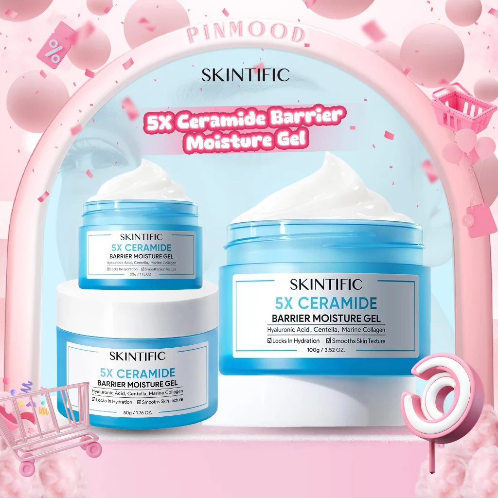 SKINTIFIC - 5X CERAMIDE BARRIER MOISTURE GEL ( 30 | 50 | 100 g ) - Pelembab Wajah Jaga Skin Barrier