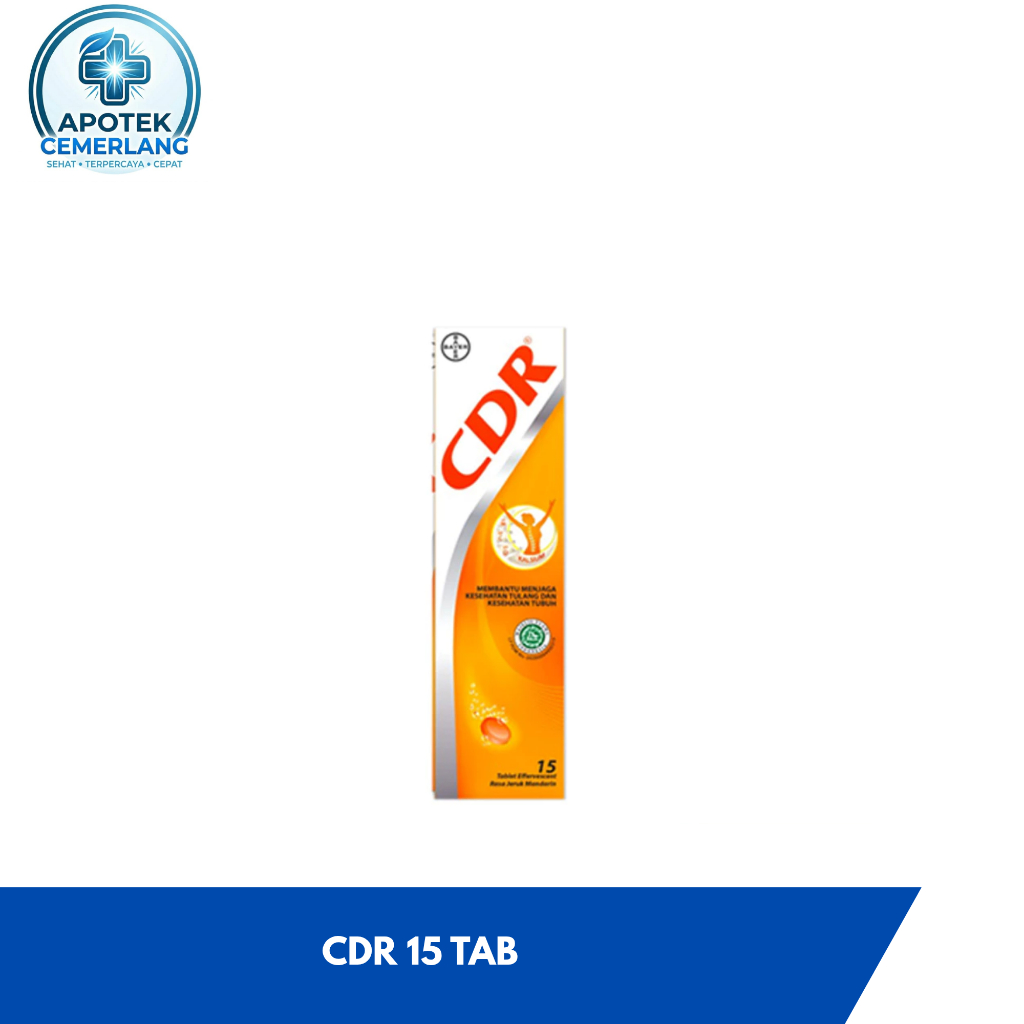 Jual CDR Vitamin C Rasa Jeruk Isi 15 Tablet | Shopee Indonesia