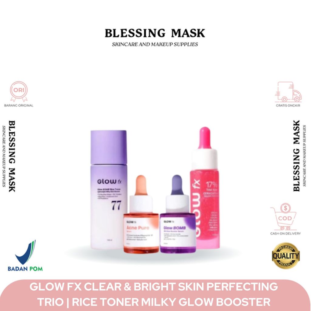 Jual GLOW FX Glow fx Serum Series | Glow Bomb Serum | Acne Pure Serum ...