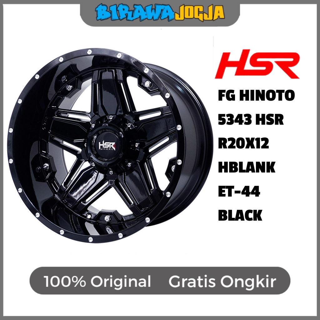 Jual VELG HSR HINOTO FORGED RING 20 LEBAR 12 ET-44 cocok untuk MOBIL ...