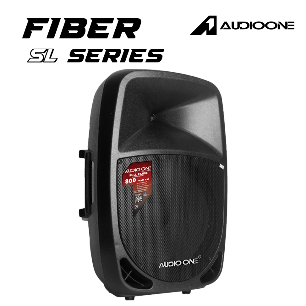 Jual AUDIO ONE Speaker 15 Inch Aktif / Pasif SL 115 USB Bluetooth Fiber ...
