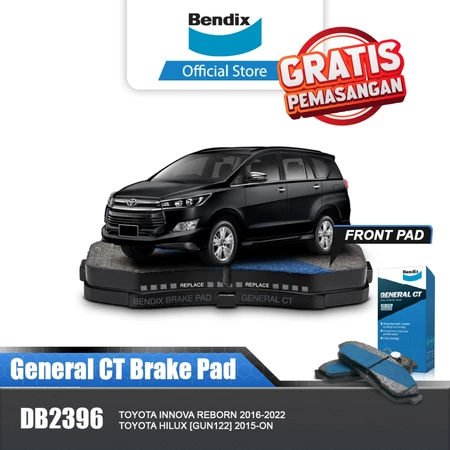 Bendix Kampas Rem Depan Mobil Toyota Innova Reborn 2016-2022 - DB2396GCT